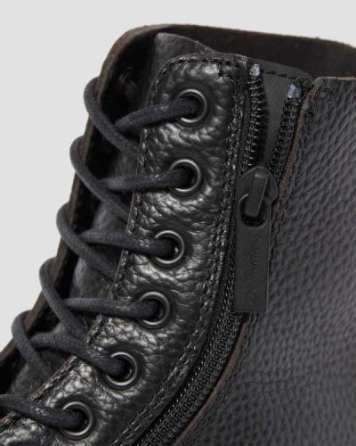 Botines Dr Martens 1460 Pascal With Zip Cuero Para Mujer DR5840T
